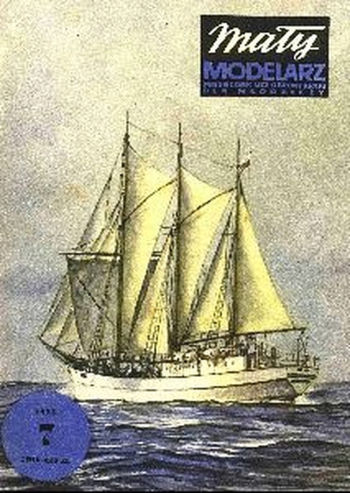 Plan Schooner Zawisza Czarny - MALY